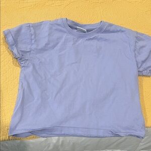 Zara Kids Light Purple Short Sleeve Tee